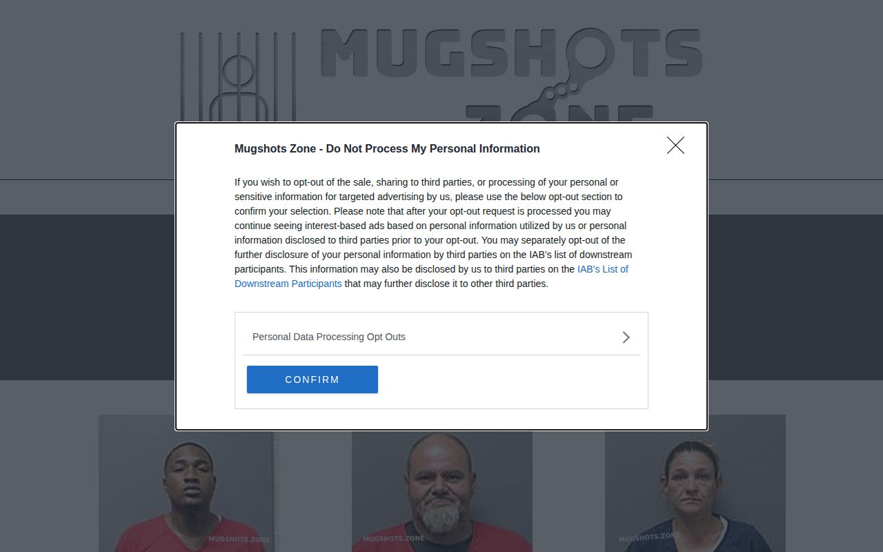 Unofficial Lafourche Parish arrest archive page